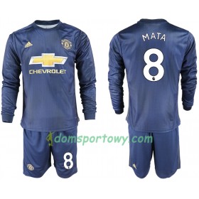 Koszulka Manchester United MATA 8 Dziecięcy Trzeci Koszulki Piłkarskie 2018-2019 Długi Rękaw